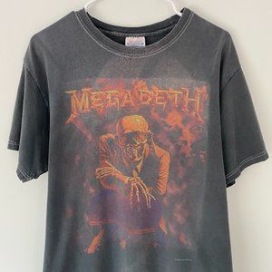 Megadeth T Shirt Vic Rattlehead Graphic Men's Medium